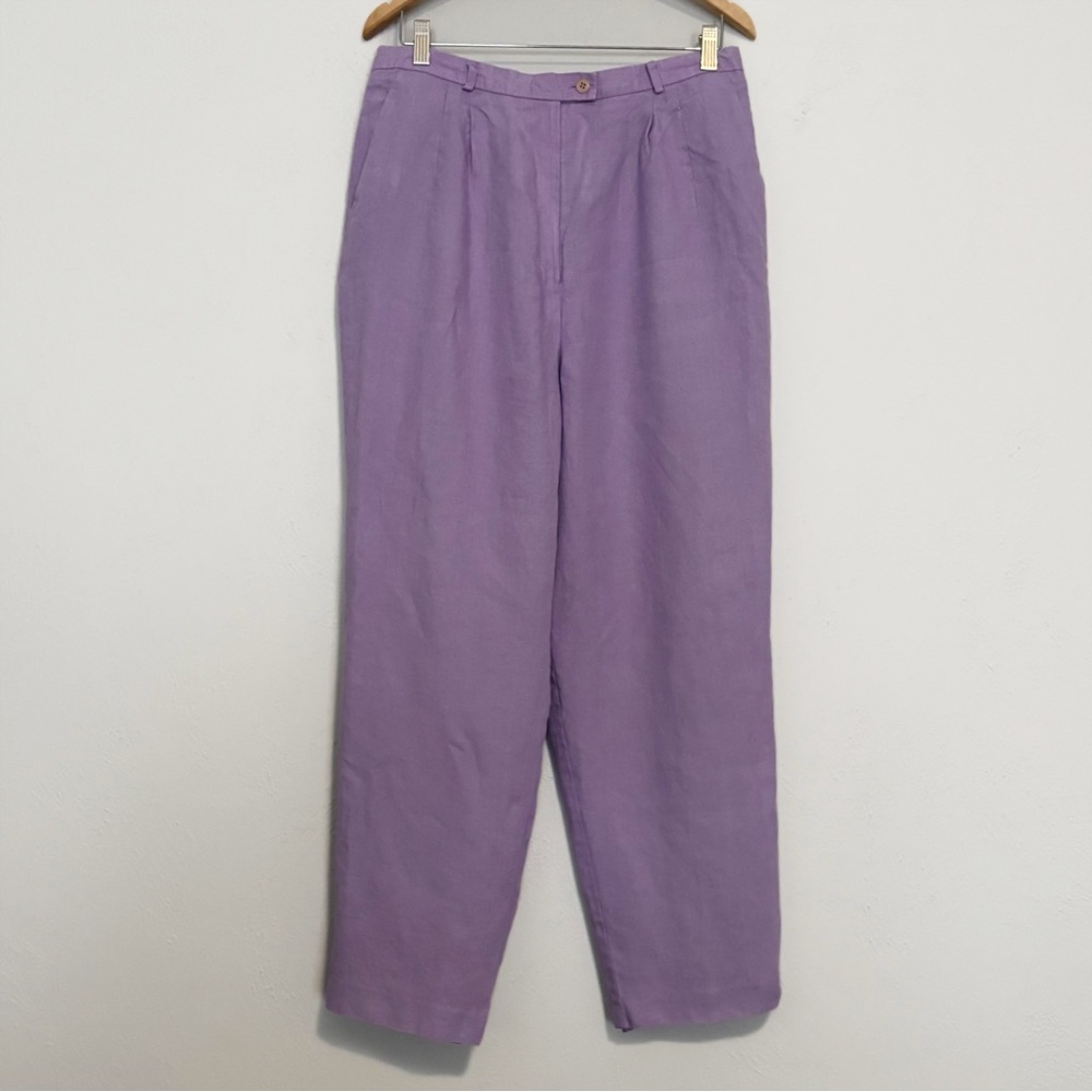 Talbots Lined Linen Dress Pants